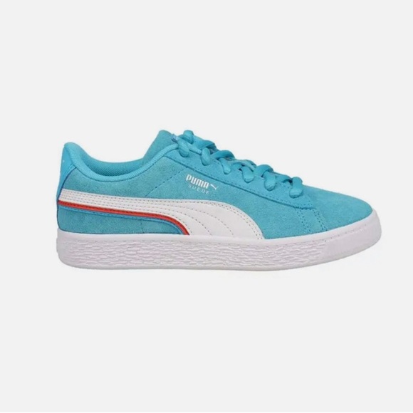 PUMA SUEDE TRIPLEX KOOLAID SNEAKERS - BLUE/WHITE SIZE 2.5C (NEW WITH TAGS) - Picture 1 of 4